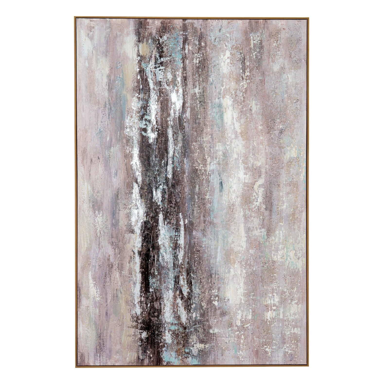 Traverse Hand Painted Canvas in Frame | Large Abstract Wall Art 150 × 100cm