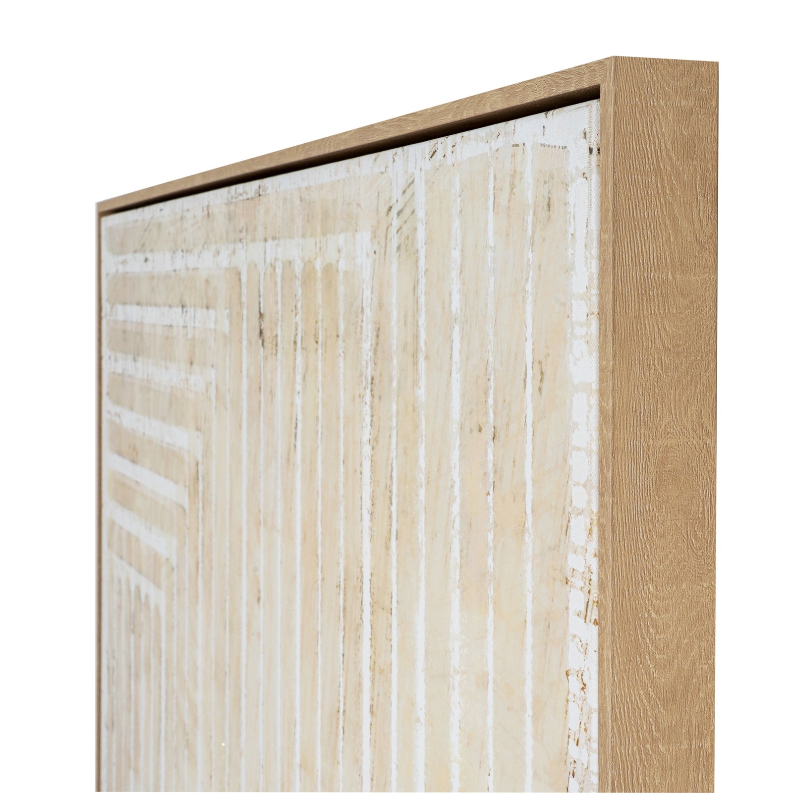 Tellura Hand Painted Canvas in Frame | Large Textured Wall Art 100 × 140cm