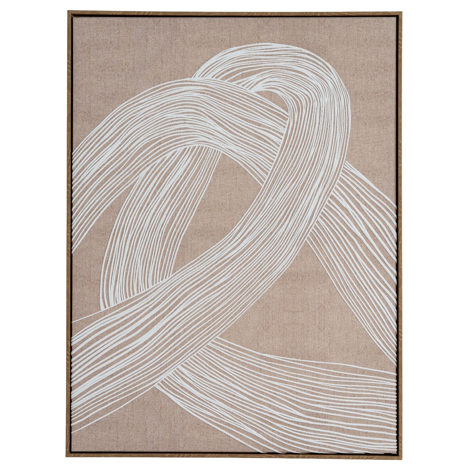 Lunora Line Art in Frame | Minimalist Monochrome Wall Art UK