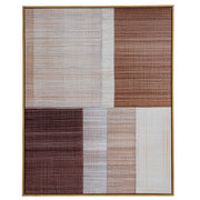 Umbora Hand Painted Canvas in Frame | Textured Neutral Wall Art 80 × 100cm