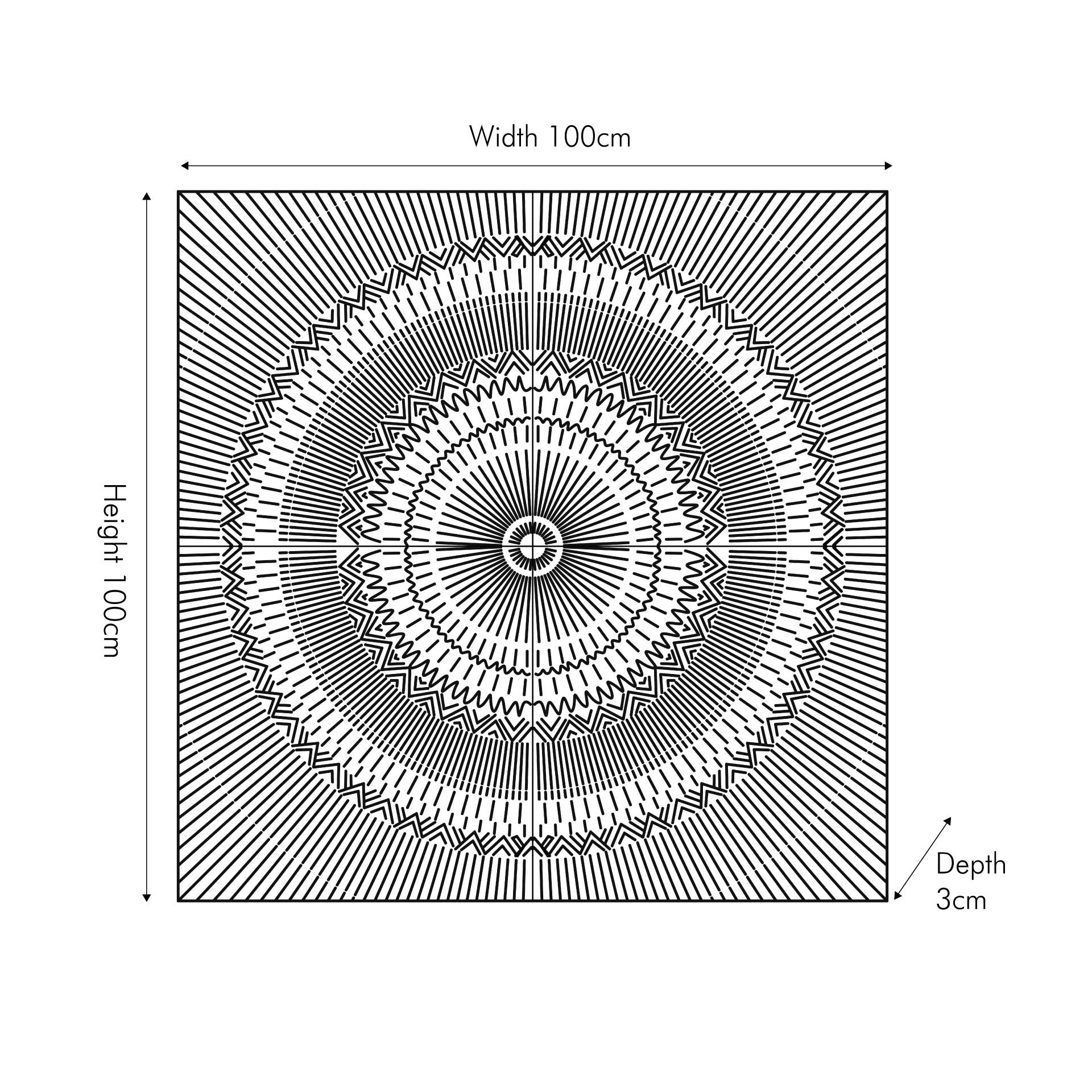 Antique White and Gold Textured Metal Wall Art