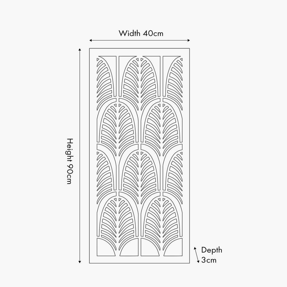 Black Metal Rectangular Mirrored Wall Art